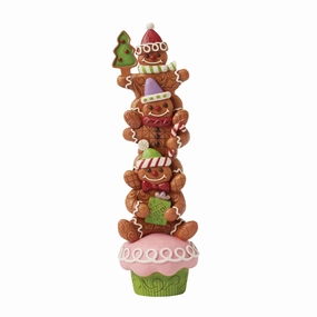 Gingerbread Christmas Stacked figurines,decorative figurines,home accents