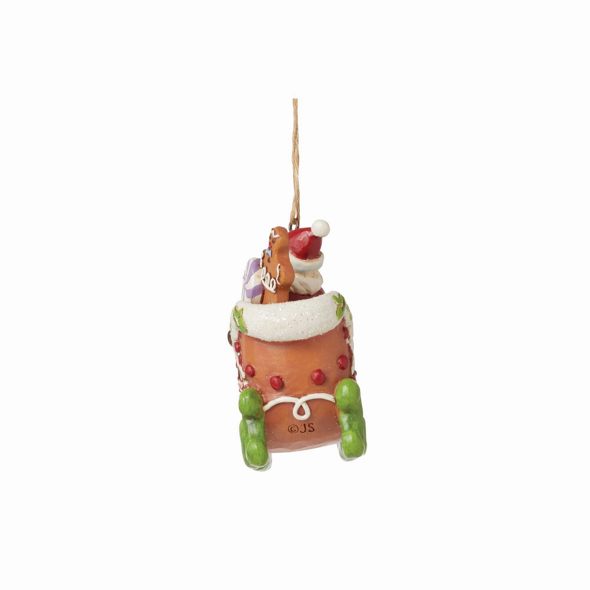 Gingerbread Chrstms Sleigh Orn
