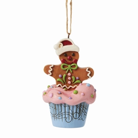 Gingerbread Cupcake Ornament figurines,decorative figurines,home accents