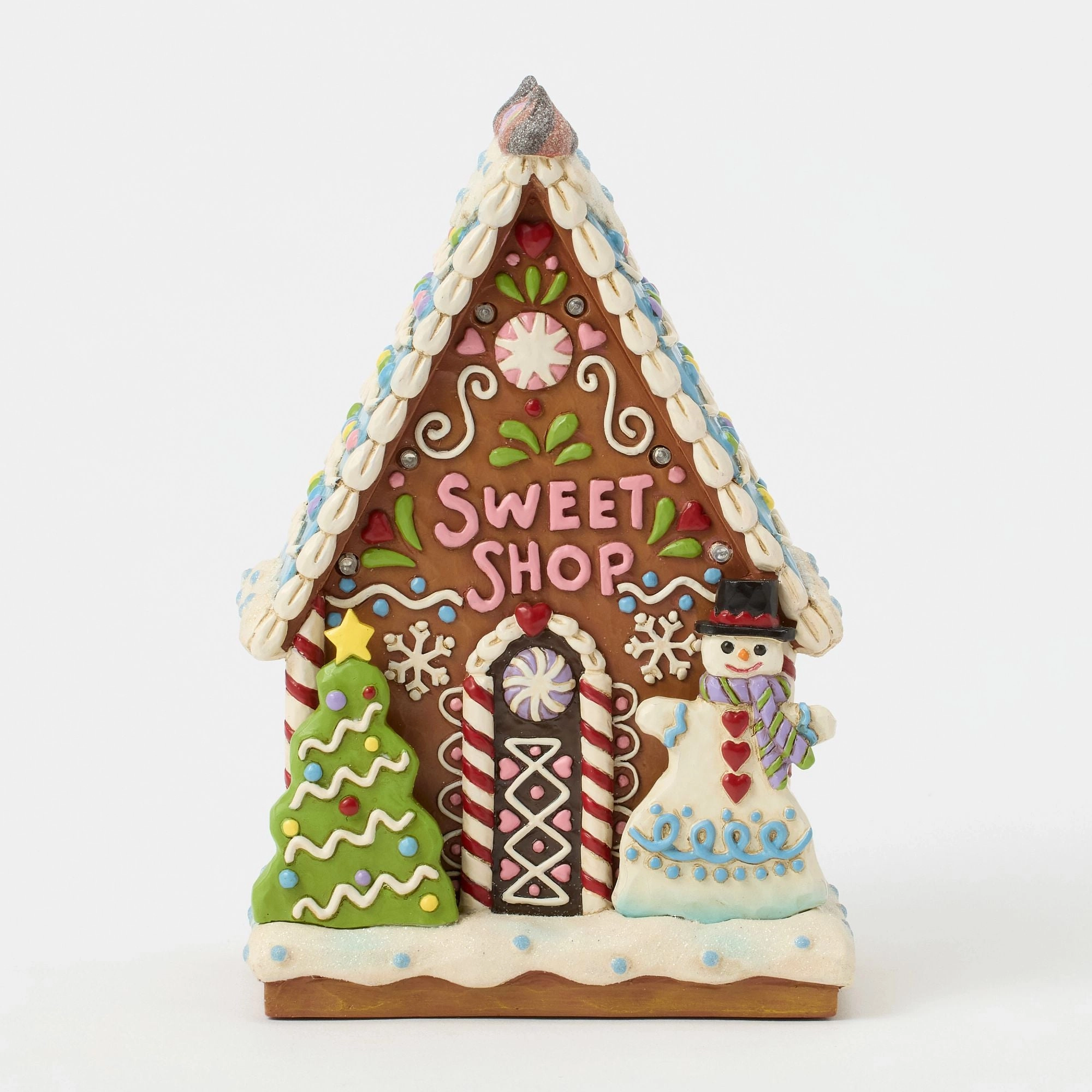 Gingerbread LED Sweet Shop Fig