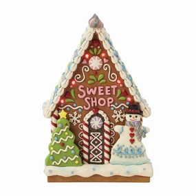 Gingerbread LED Sweet Shop Fig figurines,decorative figurines,home accents