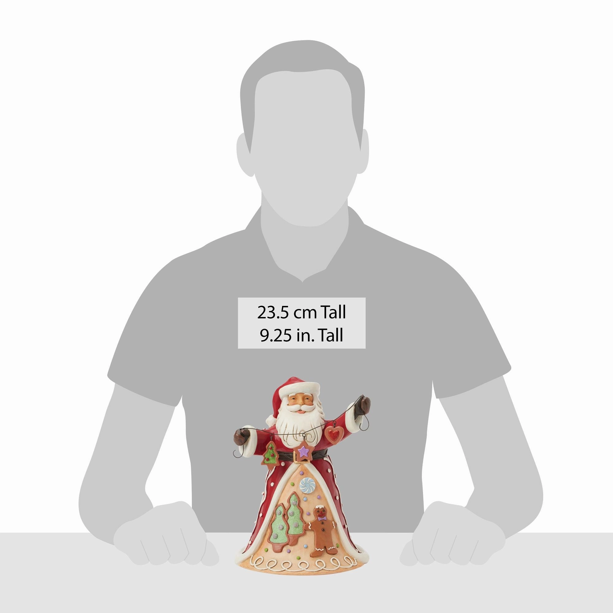 Gingerbread Santa Garland Fig