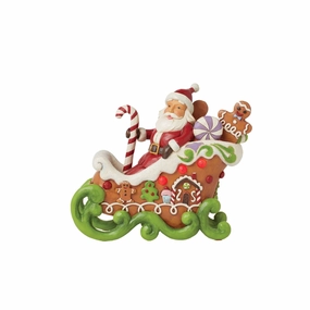 Gingerbread Santa LED Fig figurines,decorative figurines,home accents