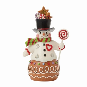 Gingerbread Snowman Fig figurines,decorative figurines,home accents