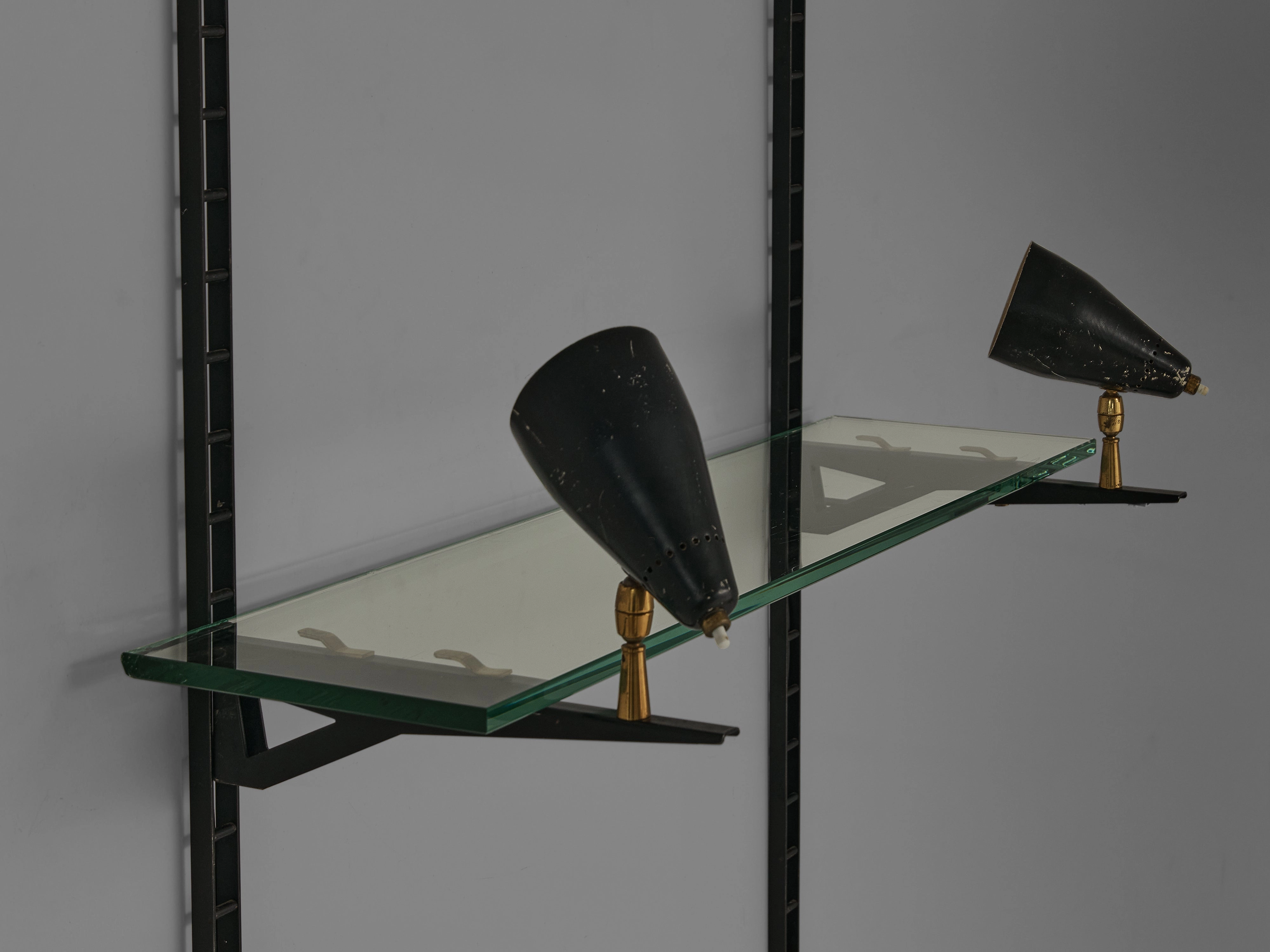 Gino Sarfatti for Arteluce Illuminated Wall-Mounted Display Console