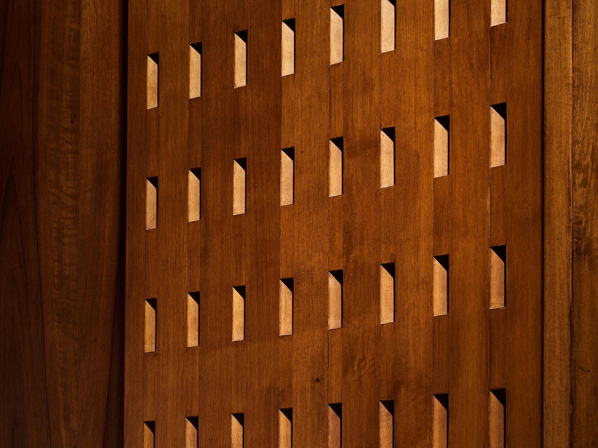 Giuseppe Rivadossi for Officina Rivadossi Bedroom Divider Wardrobe Walnut