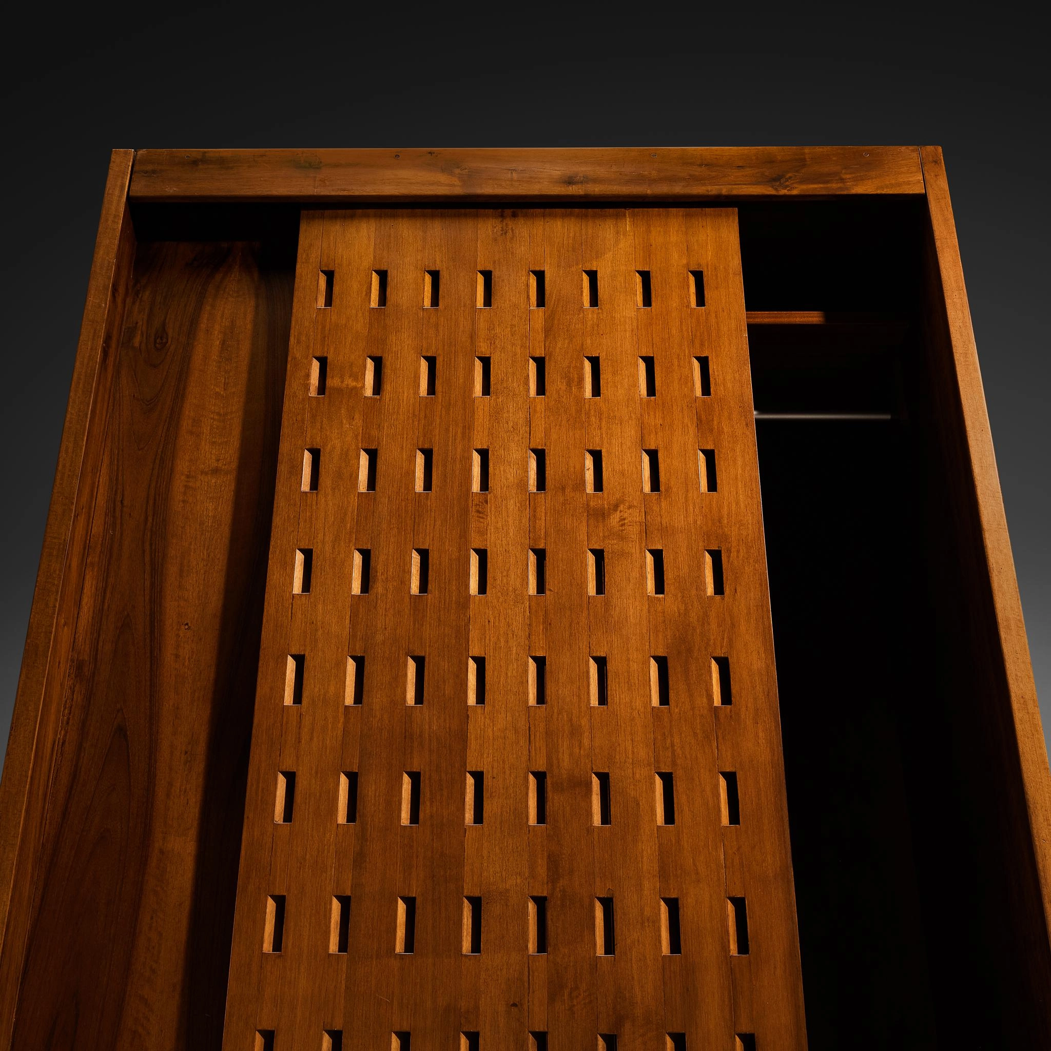 Giuseppe Rivadossi for Officina Rivadossi Bedroom Divider Wardrobe Walnut