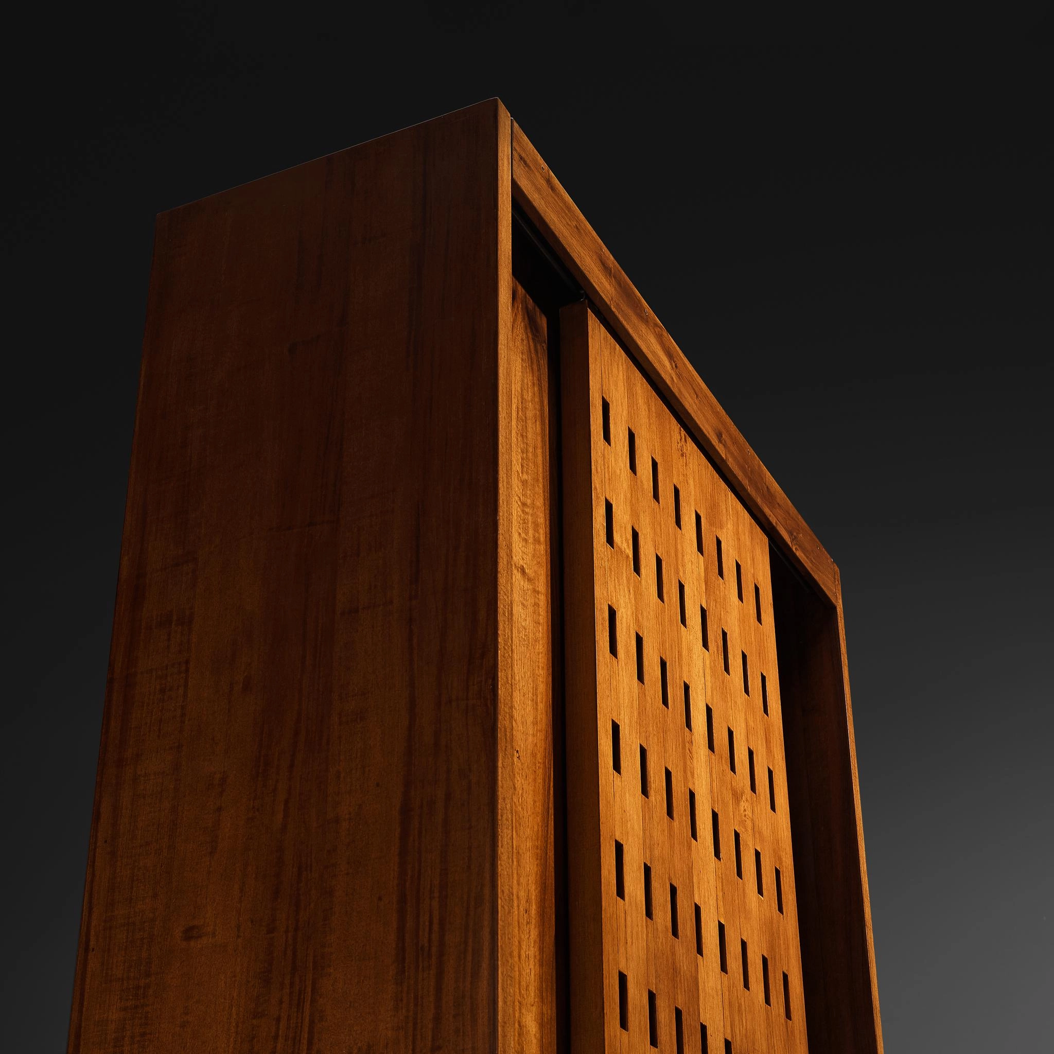 Giuseppe Rivadossi for Officina Rivadossi Bedroom Divider Wardrobe Walnut
