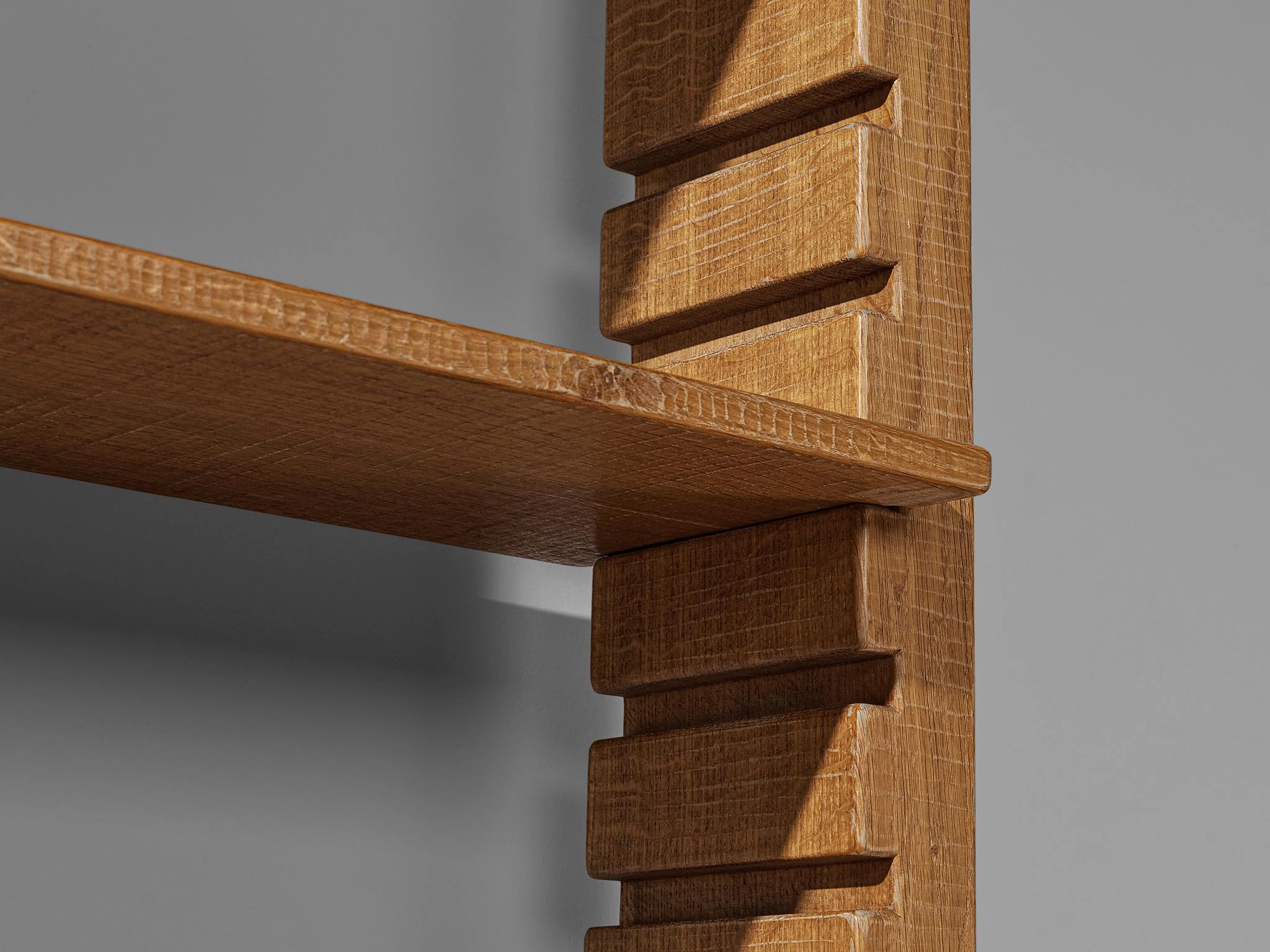 Giuseppe Rivadossi for Officina Rivadossi Highboard with Shelves in Oak
