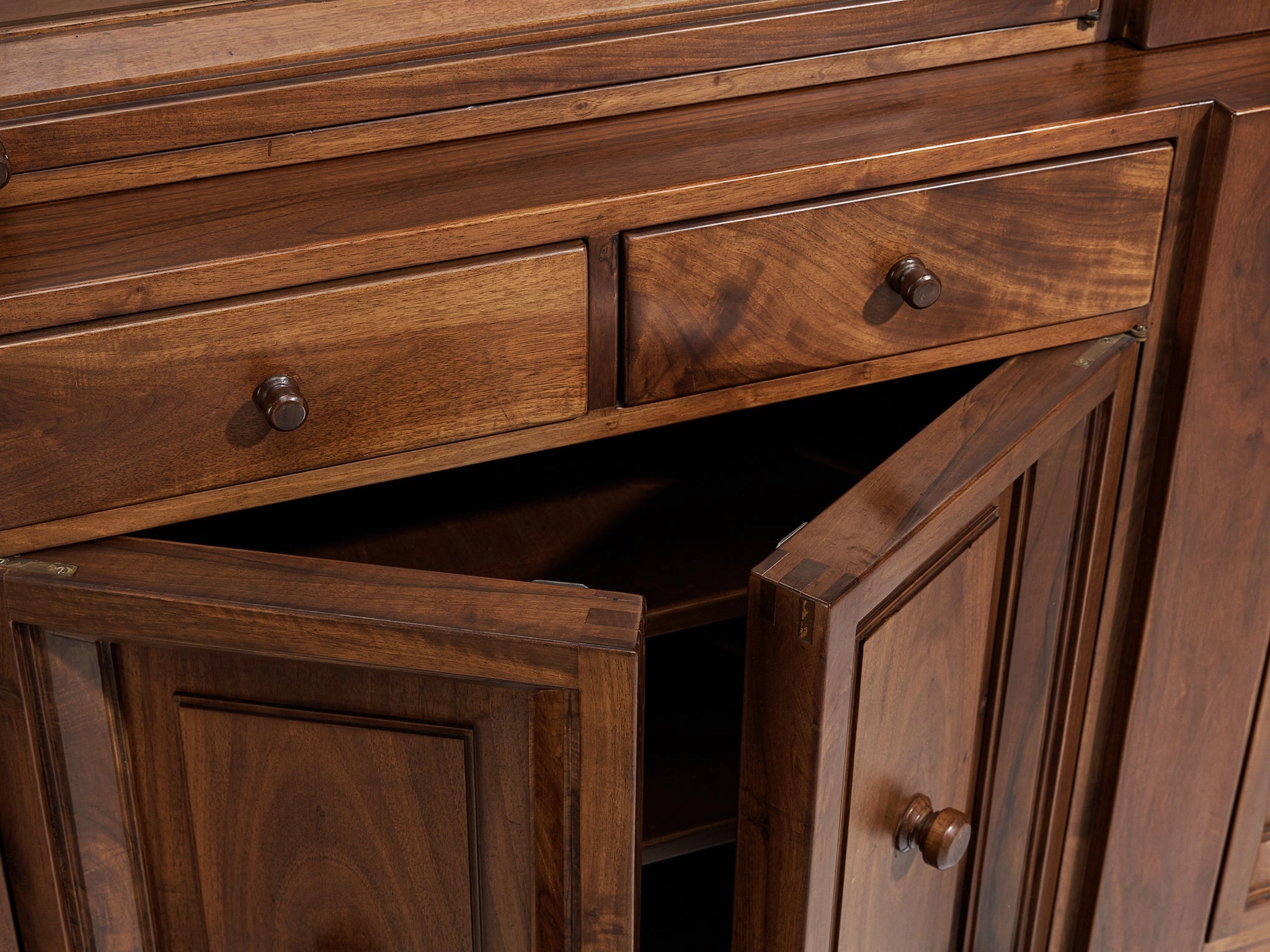 Giuseppe Rivadossi for Officina Rivadossi Library in Walnut