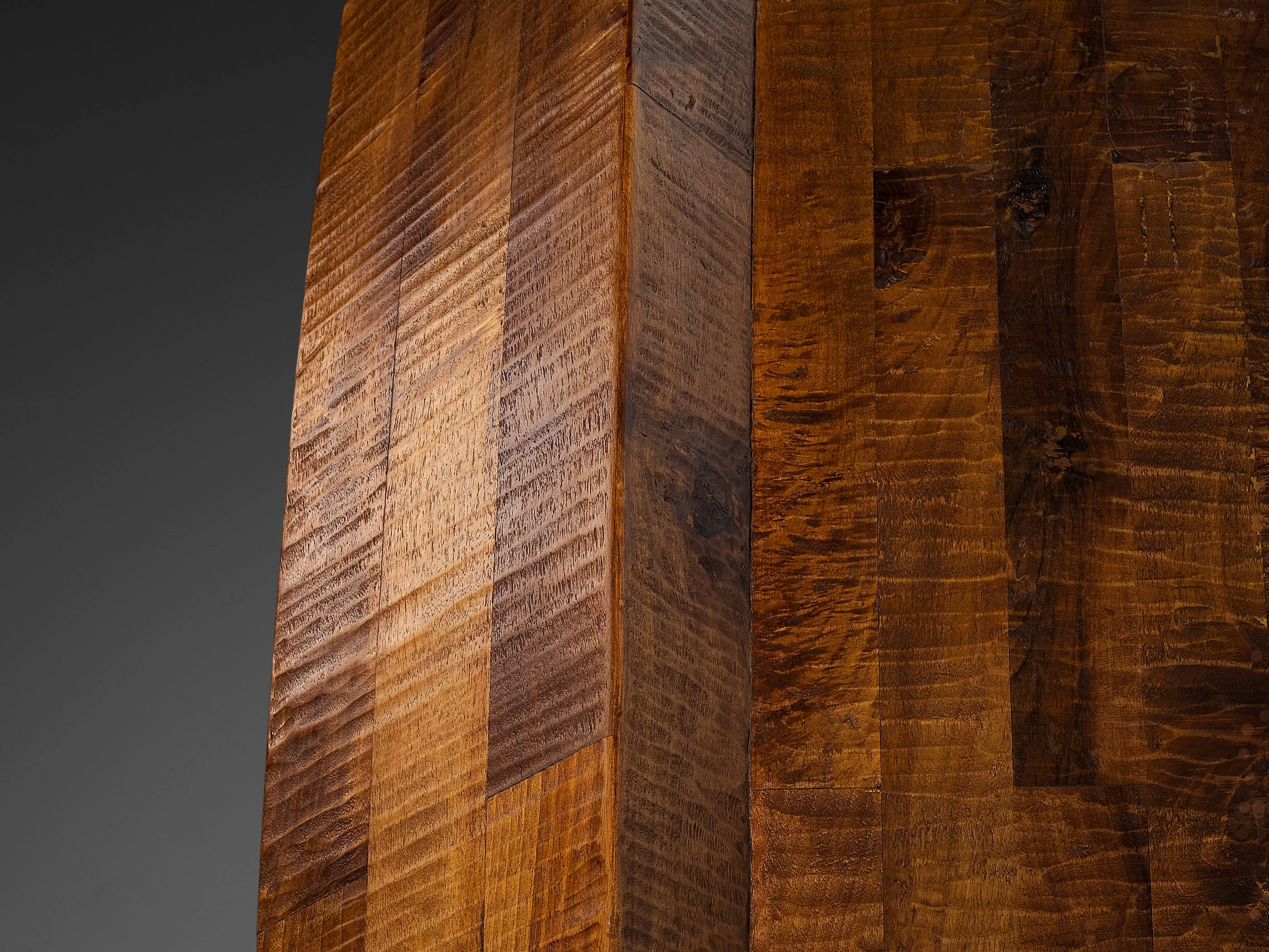 Giuseppe Rivadossi for Officina Rivadossi Monumental Showcase in Walnut