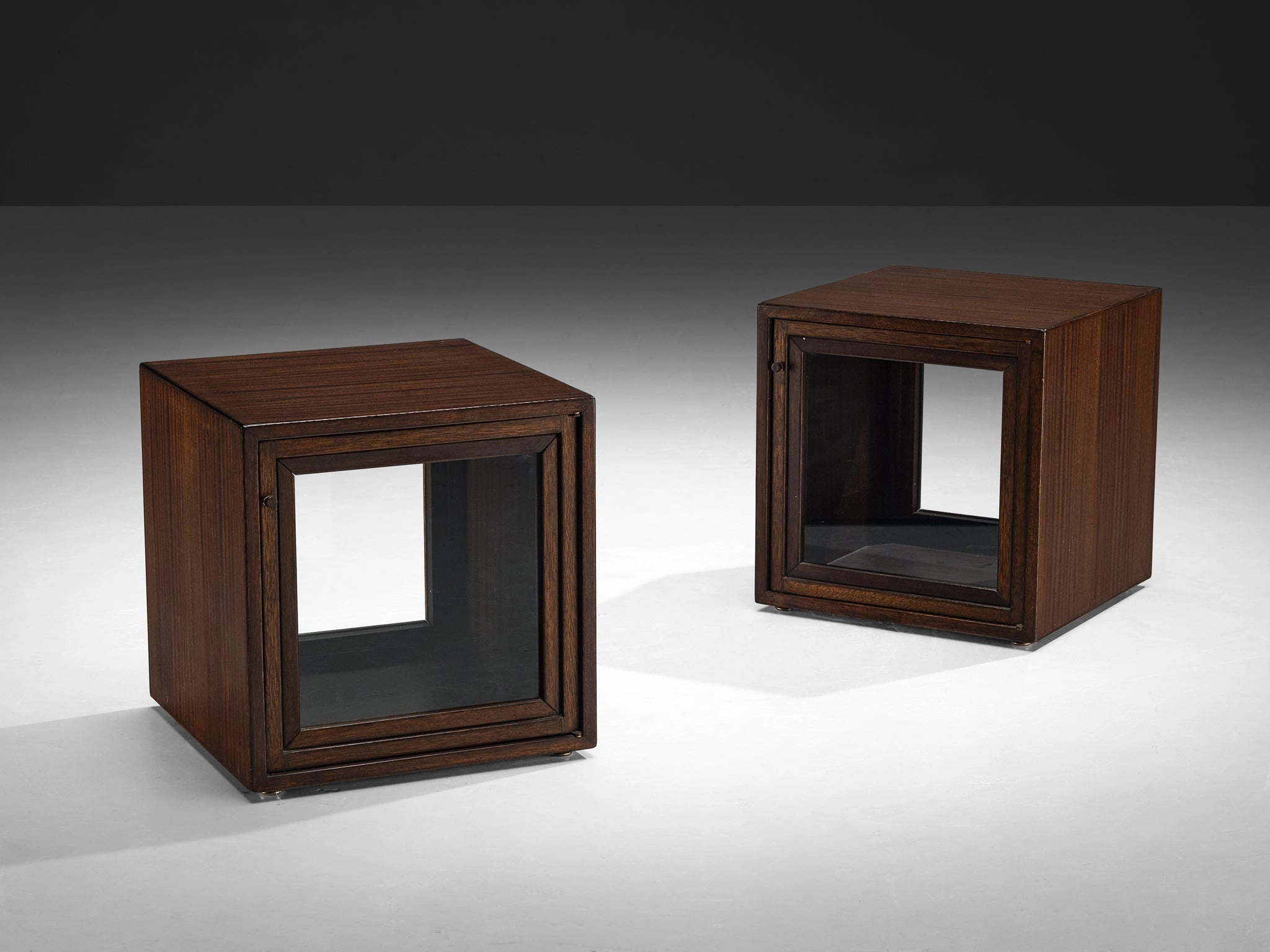 Giuseppe Rivadossi Small Cabinets in Oak storage cabinet,organizer,furniture storage