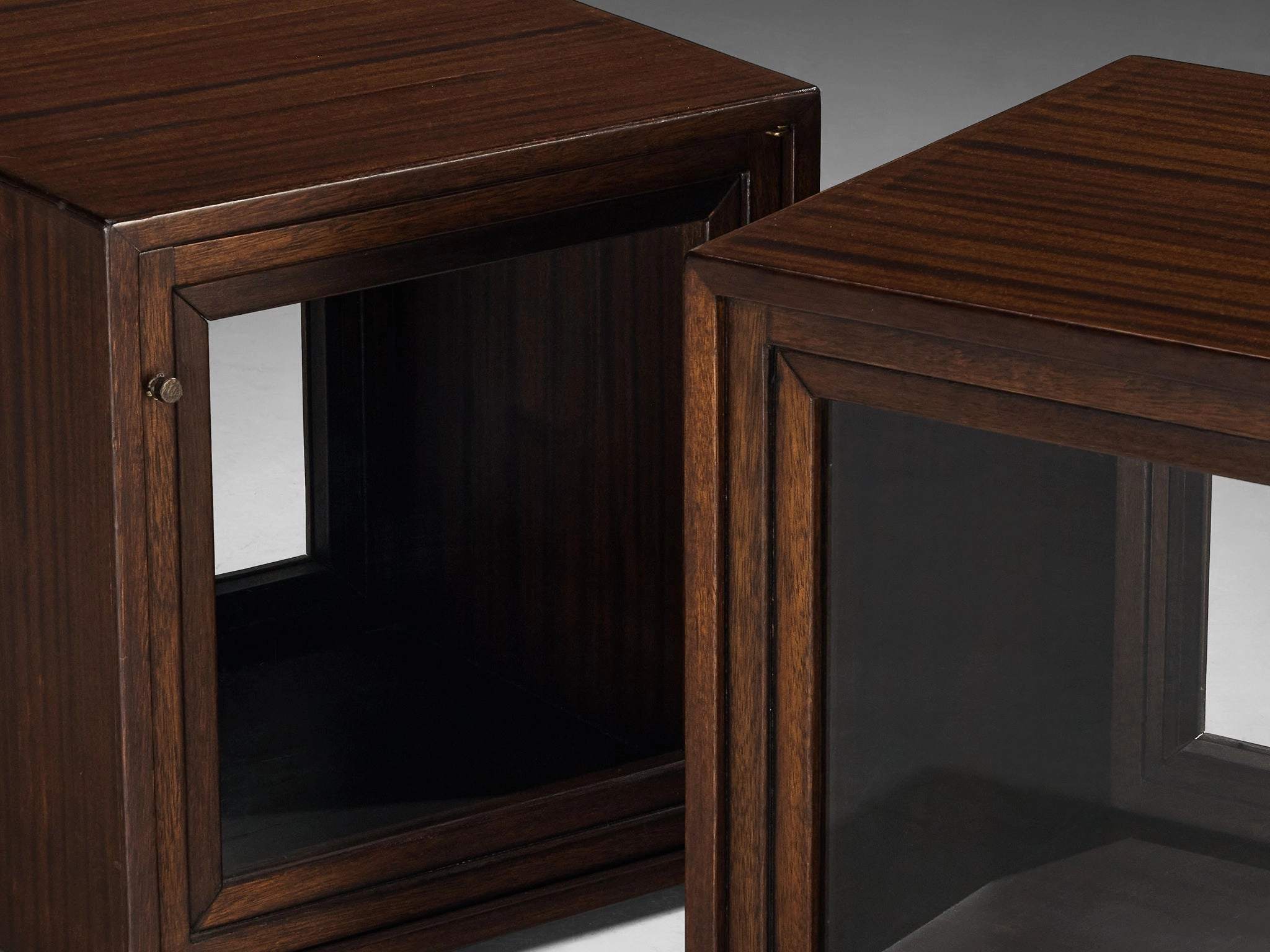 Giuseppe Rivadossi Small Cabinets in Oak