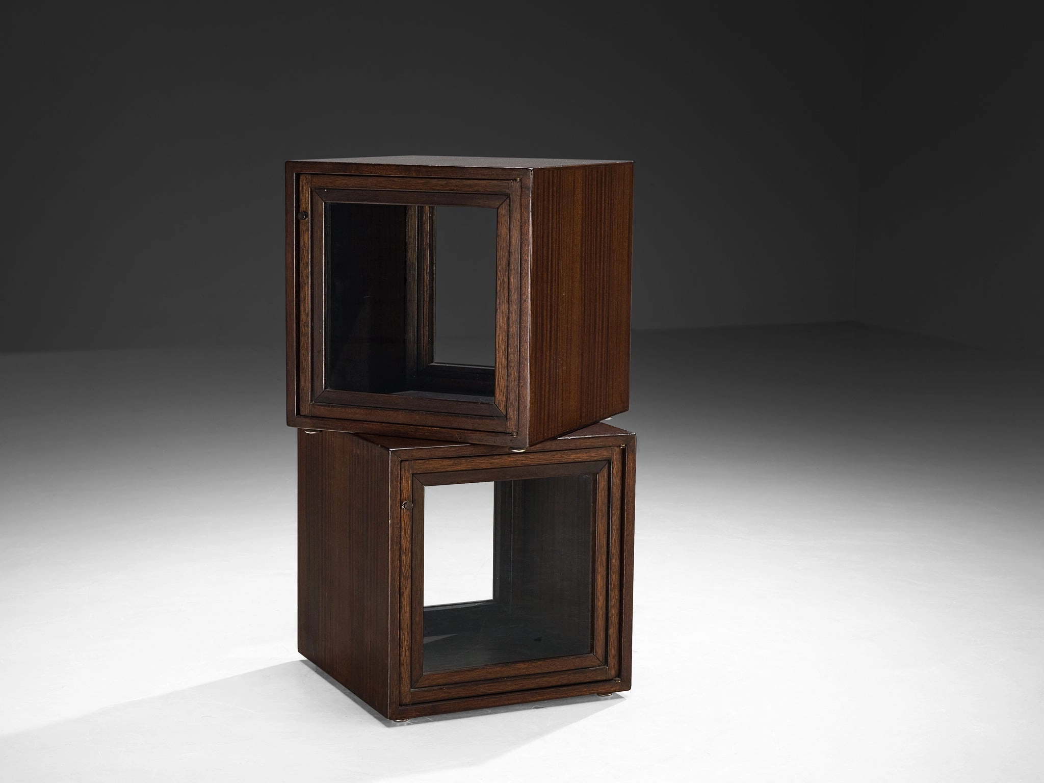 Giuseppe Rivadossi Small Cabinets in Oak