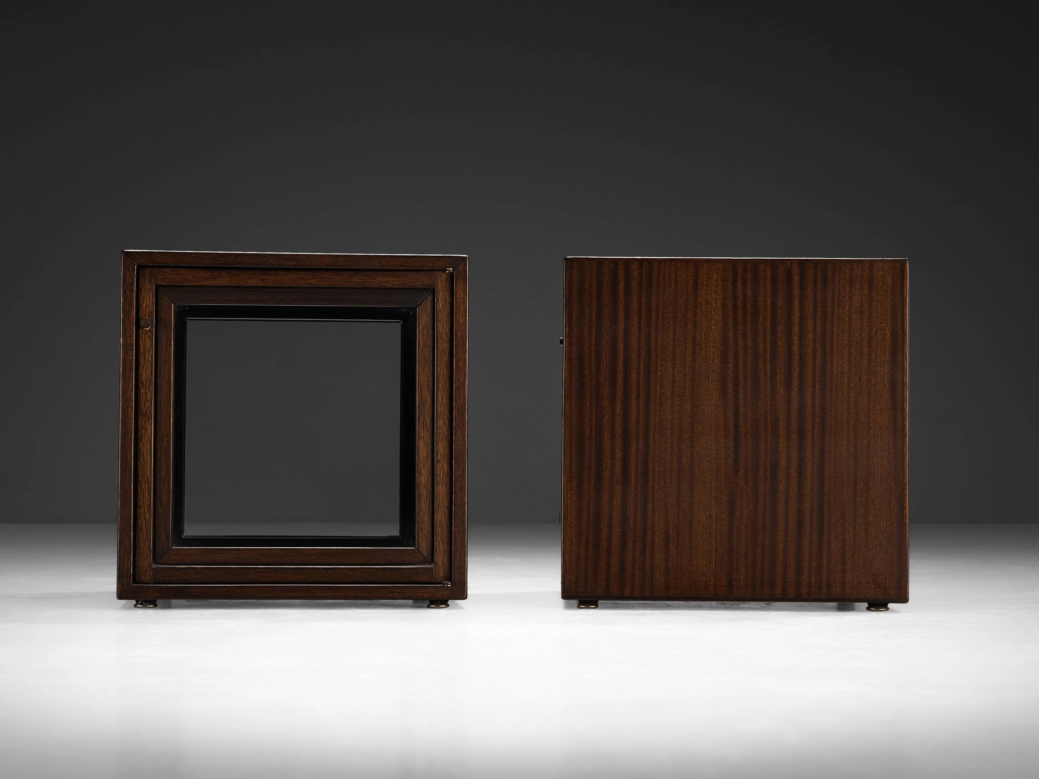Giuseppe Rivadossi Small Cabinets in Oak