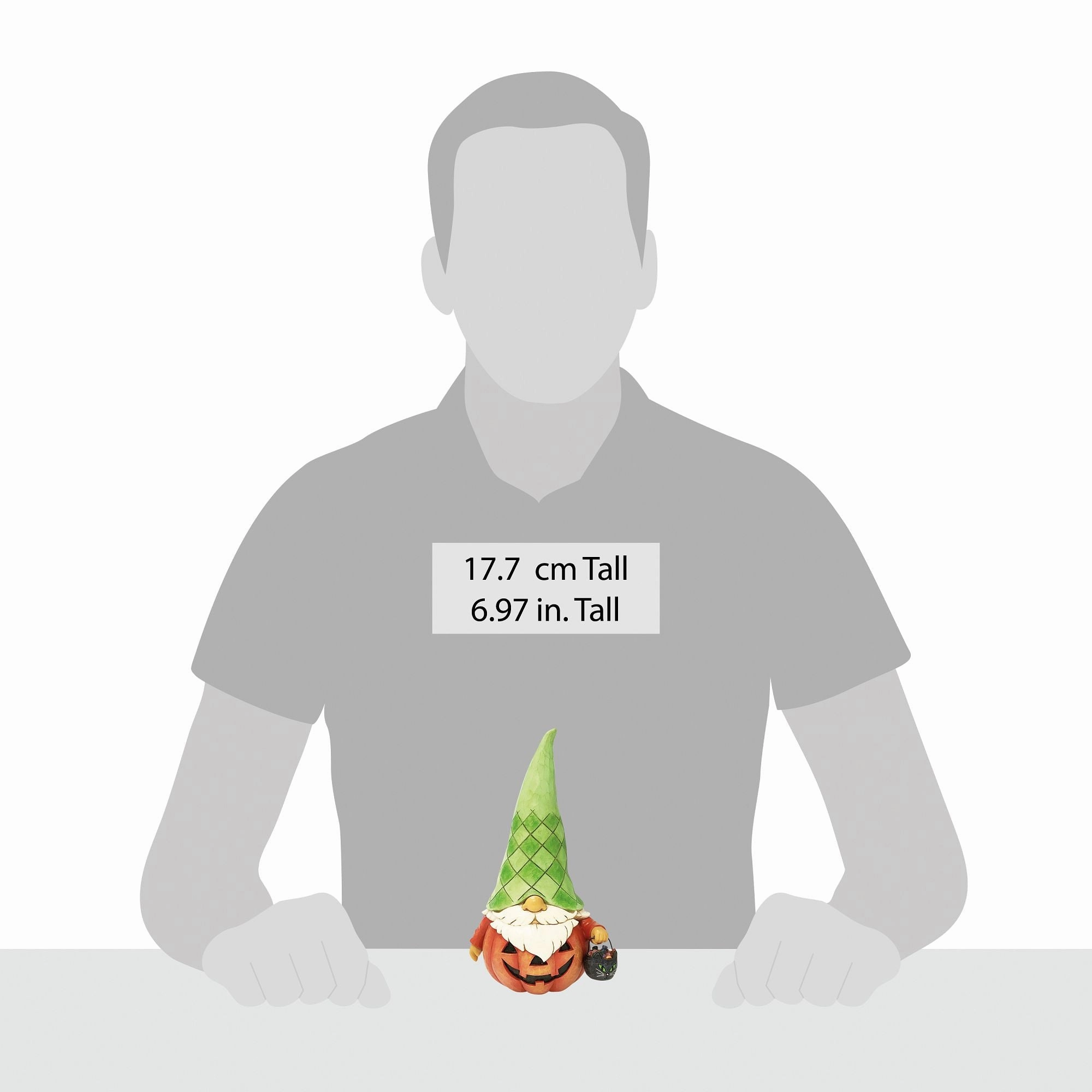 Gnome Pumpkin Figurine