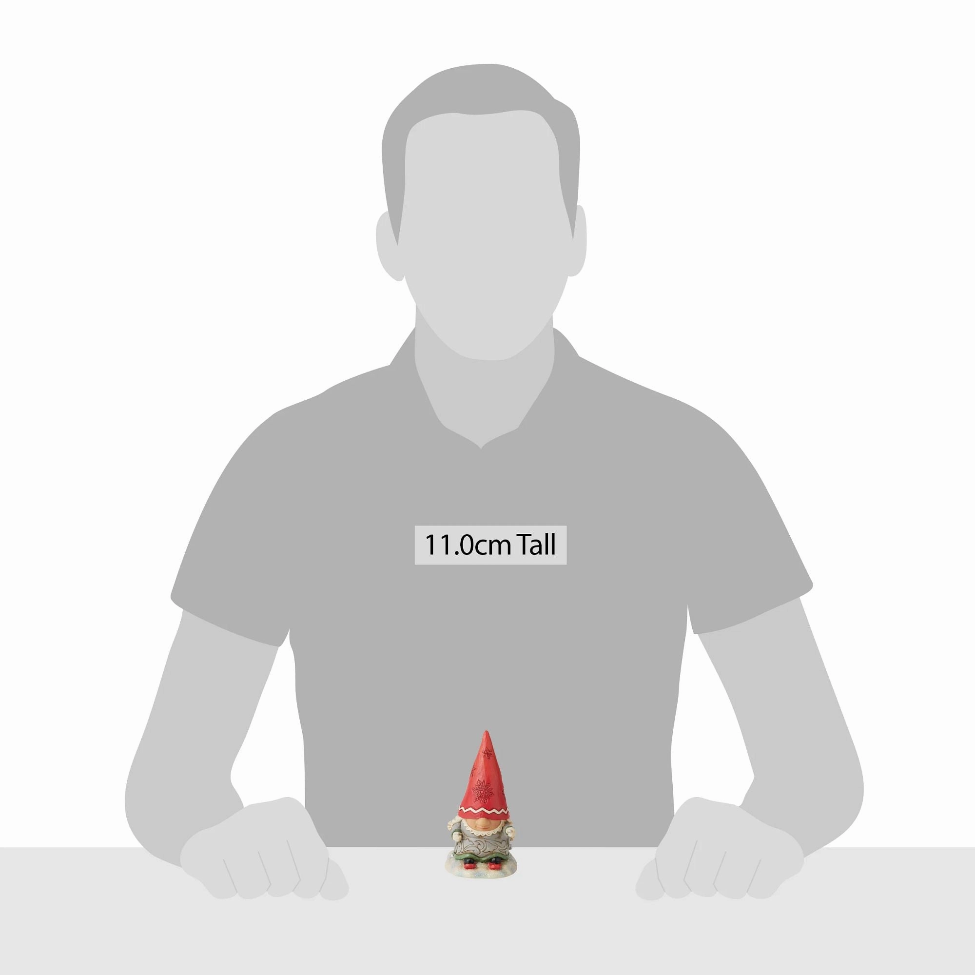 Gnome with Braids Skiing