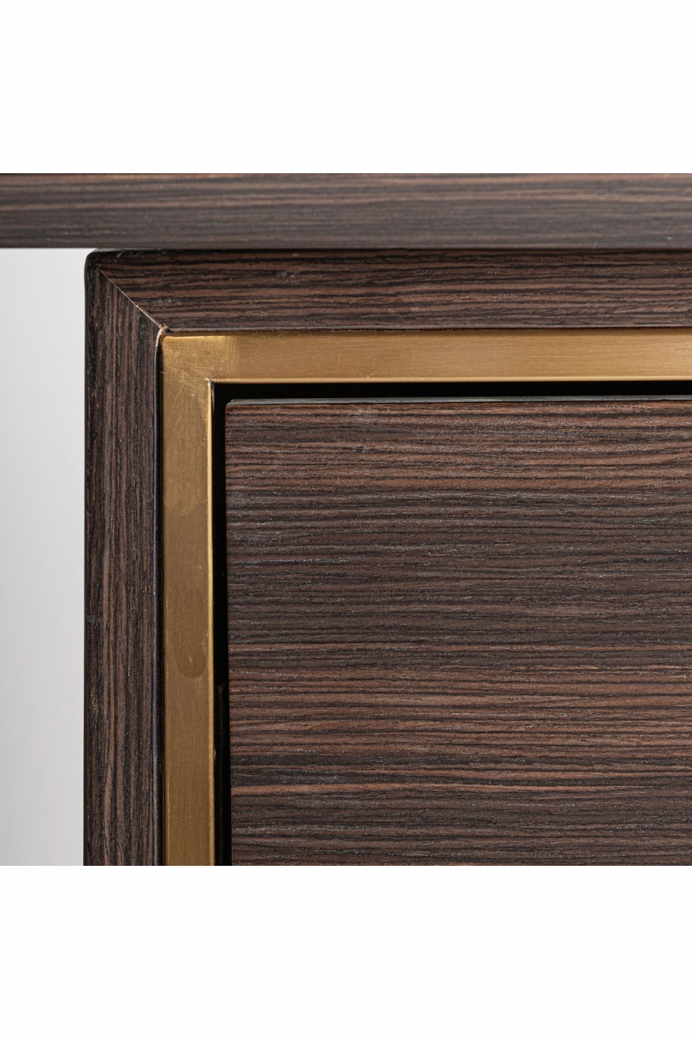 Gold Accent Pine Desk | Vical Home Cheb