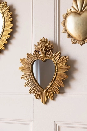 Gold Milagro Sacred Heart Mirror area rugs,carpet,floor decoration