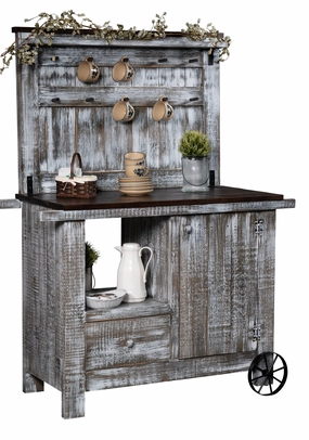 Gold Mine Coffee Wagon storage cabinet,organizer,furniture storage