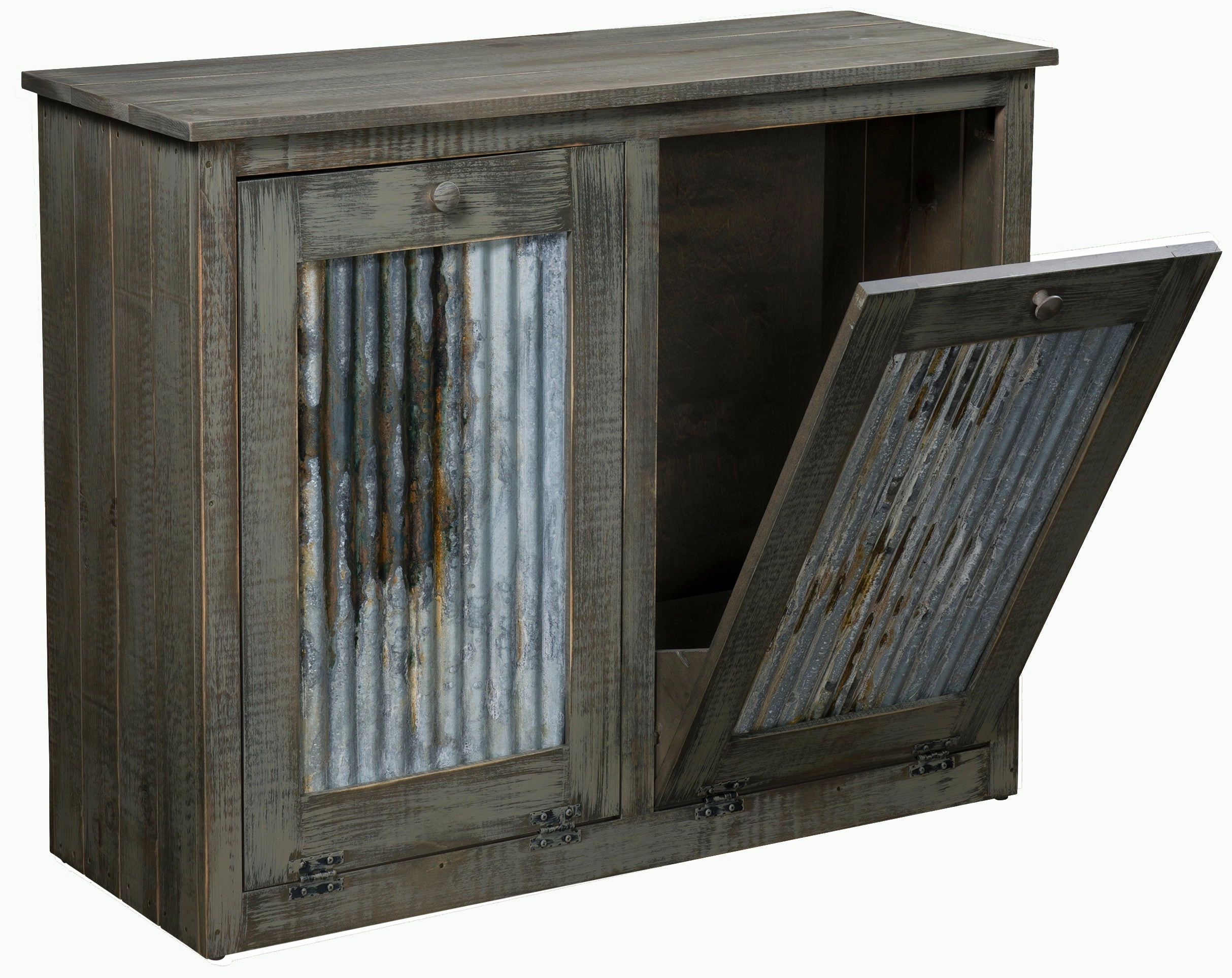 Gold Mine Double Trash Bin