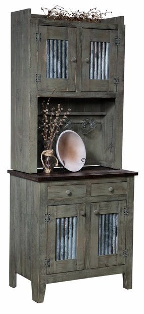 Gold Mine Little Settler's Hutch storage cabinet,organizer,furniture storage