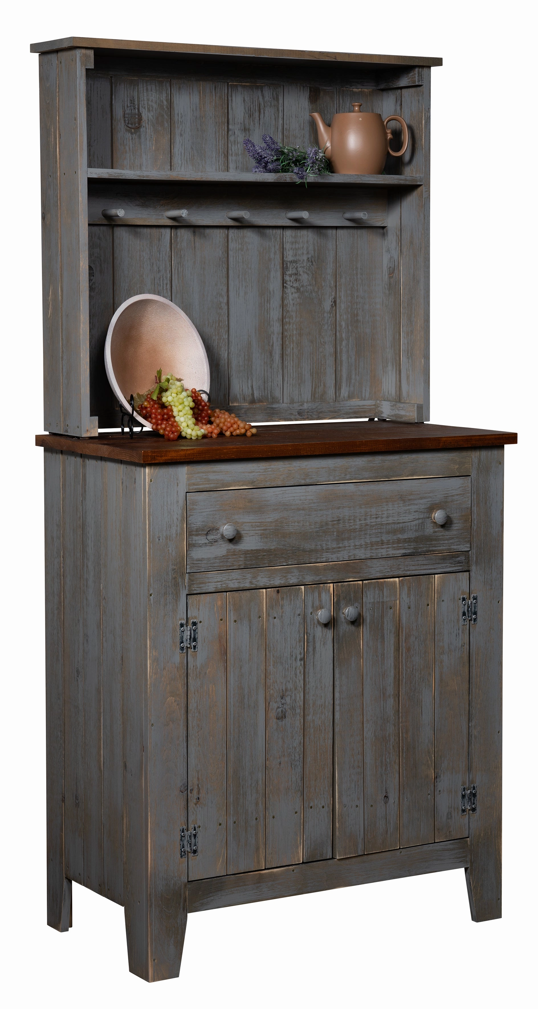 Gold Mine Red Rock Hutch storage cabinet,organizer,furniture storage