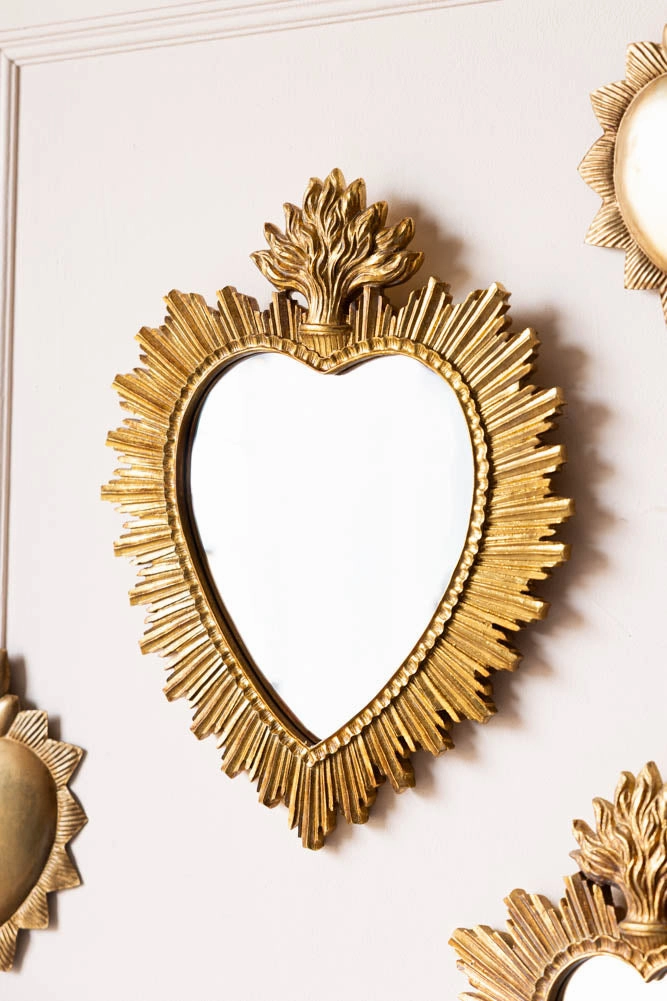 Gold Sacred Heart Ornate Mirror area rugs,carpet,floor decoration