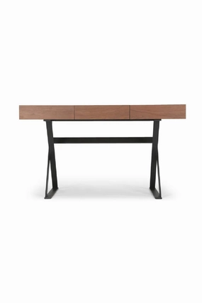 Grained Wood 3-Drawer Desk | NV Gallery Tuxedo desk,home desk,workstation