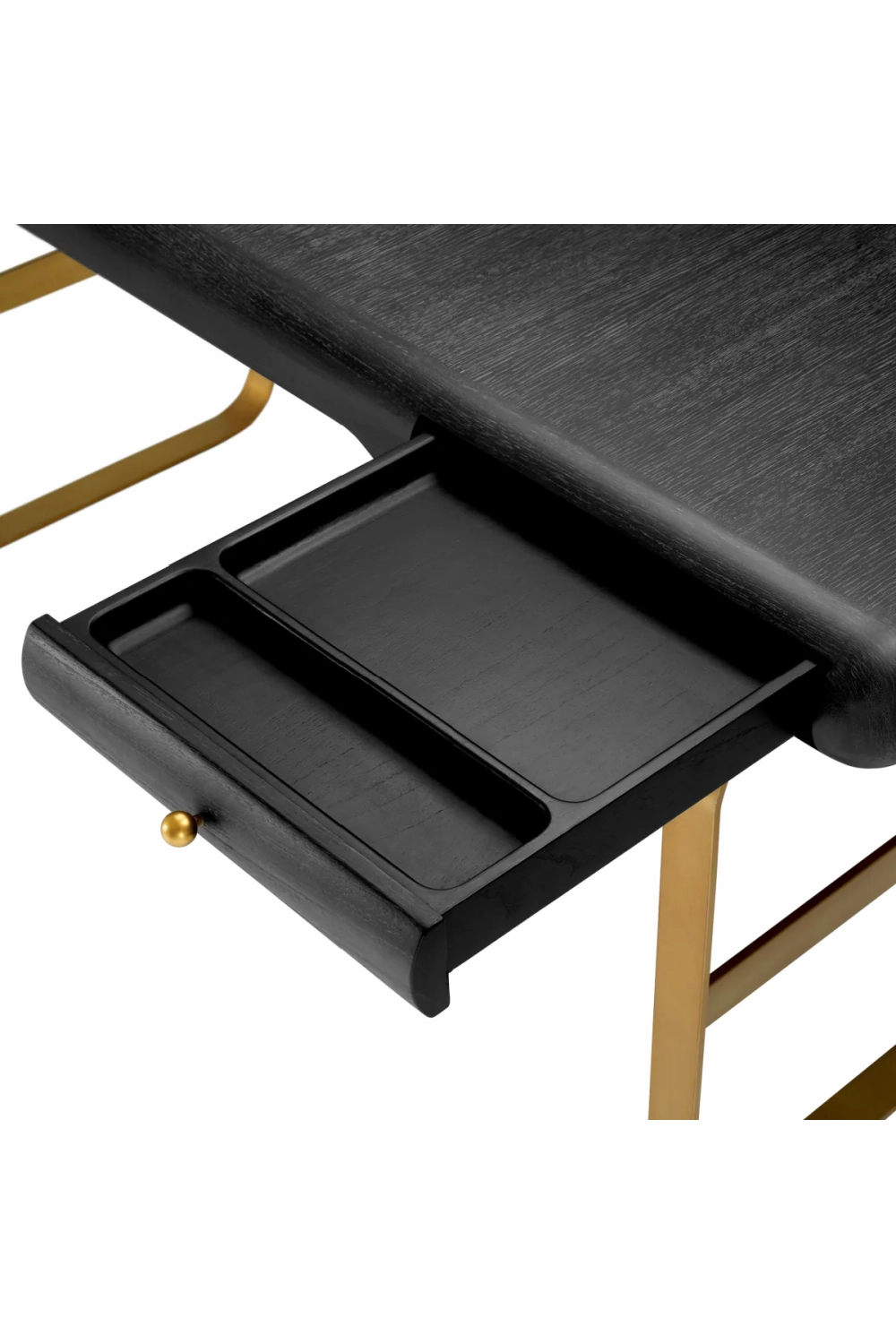Gray Oak 2-Drawer Desk | Eichholtz Nathaniel
