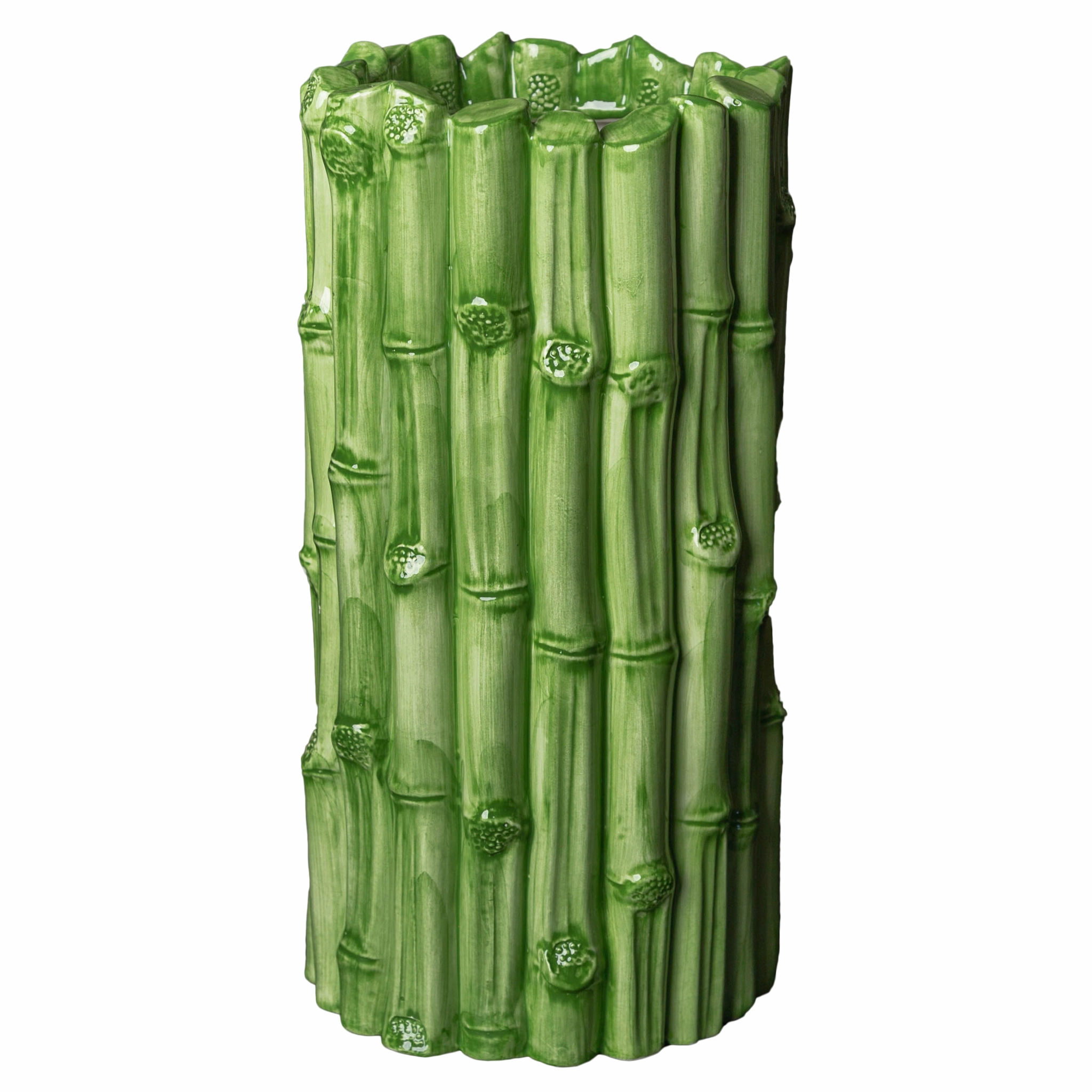 Green Bamboo All Around Vase vase,flower vase,home decoration