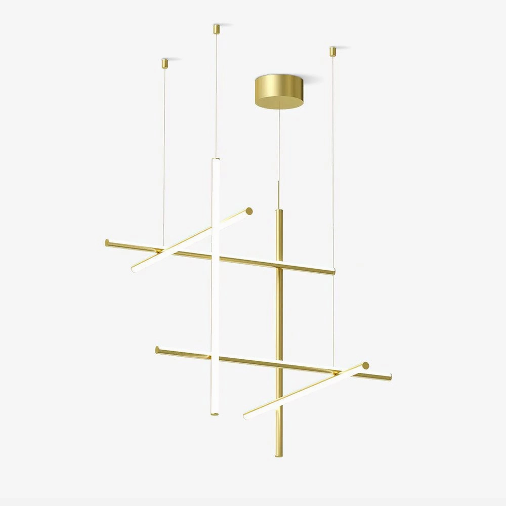 Gridline Linear Chandelier chandelier,ceiling light,decorative lighting