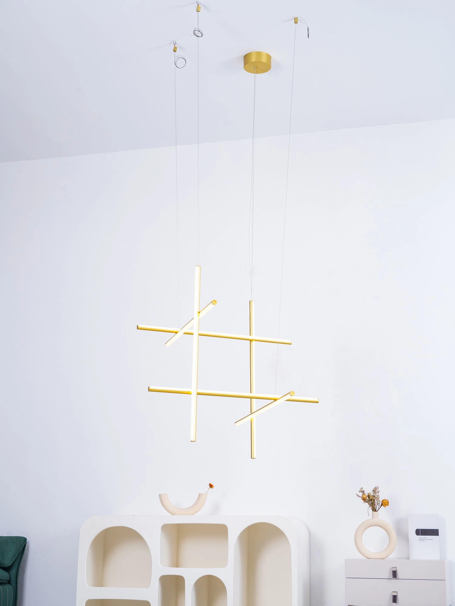 Gridline Linear Chandelier