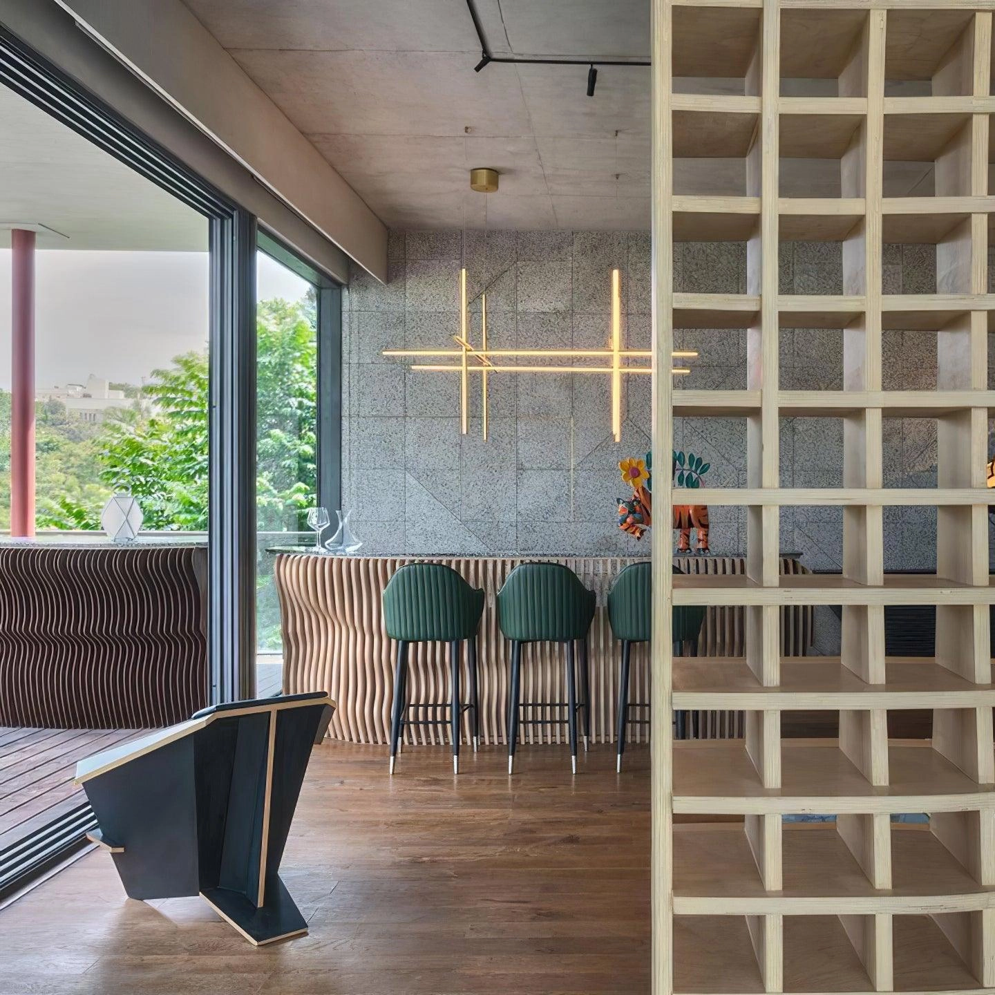 Gridline Linear Chandelier