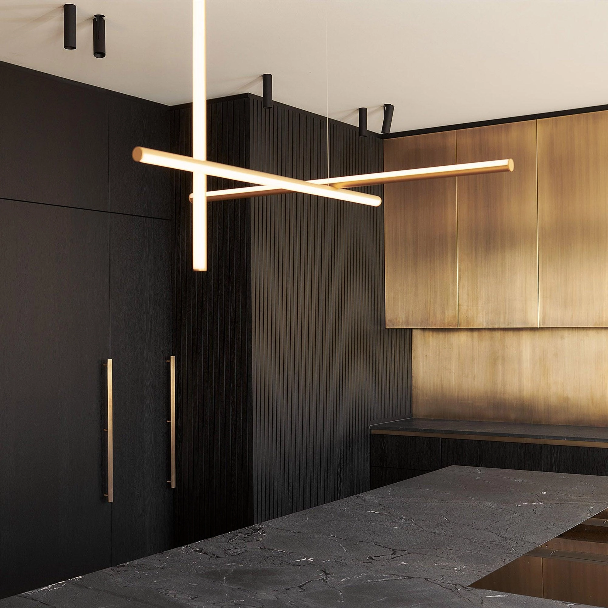 Gridline Linear Chandelier