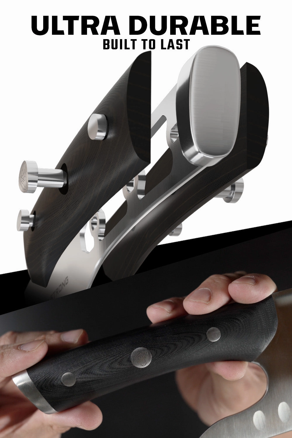 Guardian Chef's Knife 8" - Ergonomic | Gladiator Series | NSF Certified | Dalstrong 