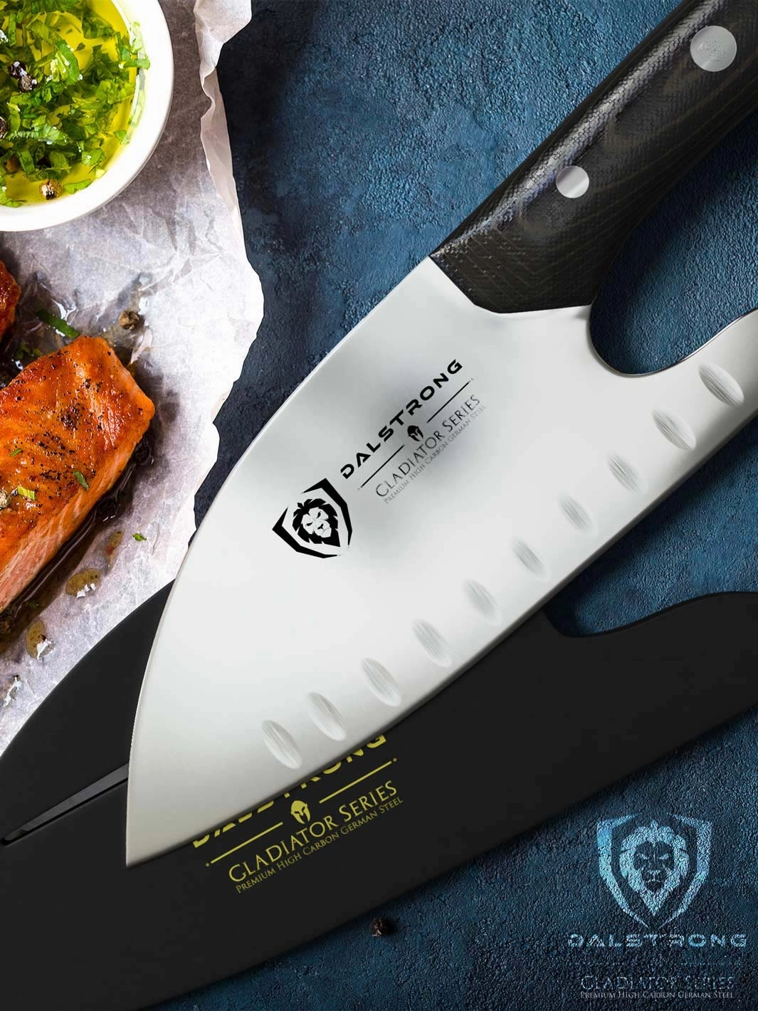 Guardian Chef's Knife 8" - Ergonomic | Gladiator Series | NSF Certified | Dalstrong 