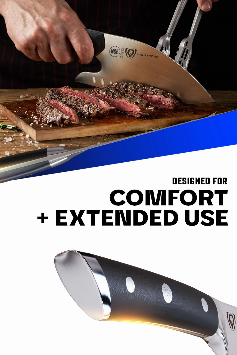 Guardian Chef's Knife 8" - Ergonomic | Gladiator Series | NSF Certified | Dalstrong 