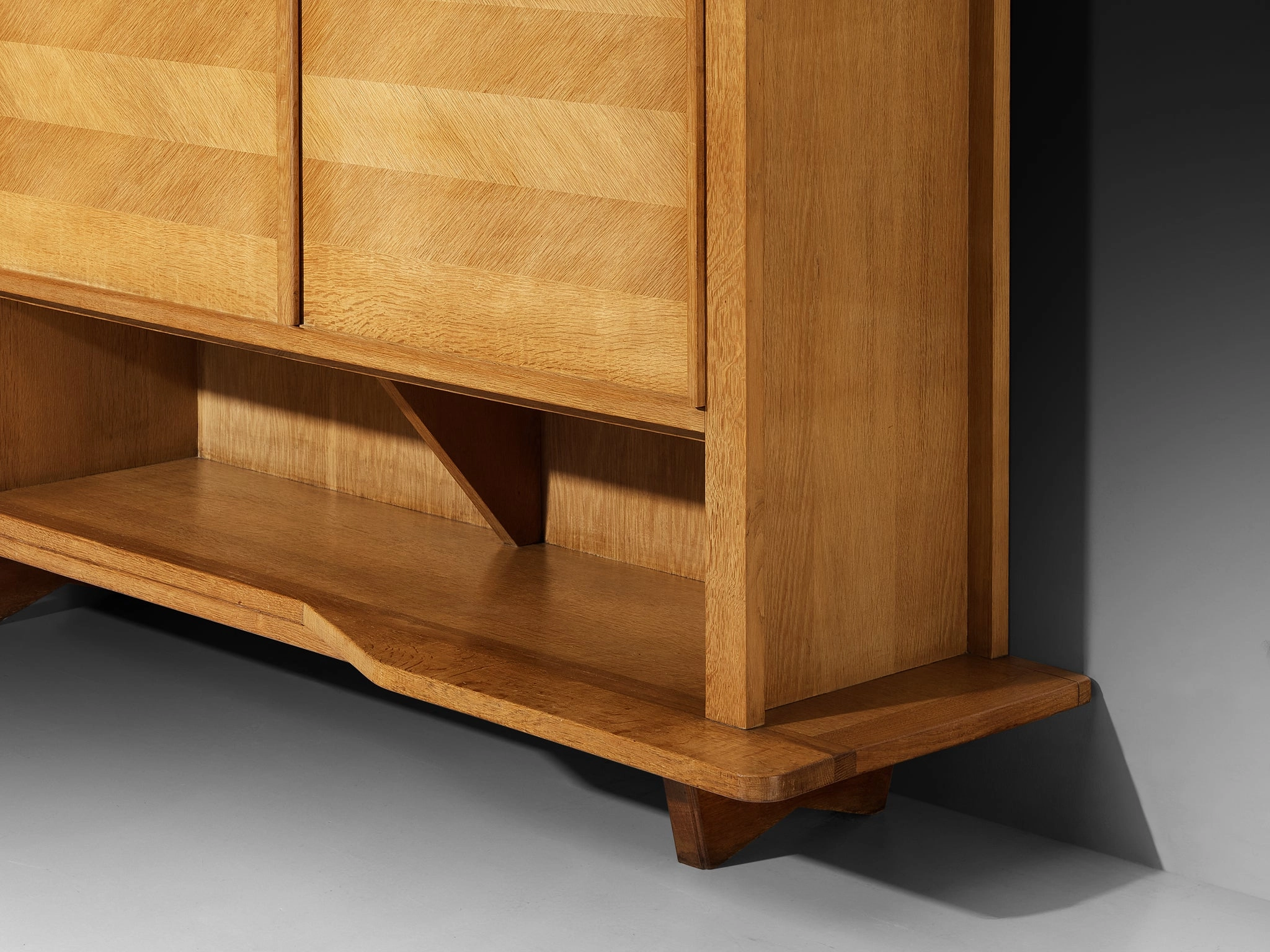 Guillerme & Chambron Buffet in Oak with Ceramic Details