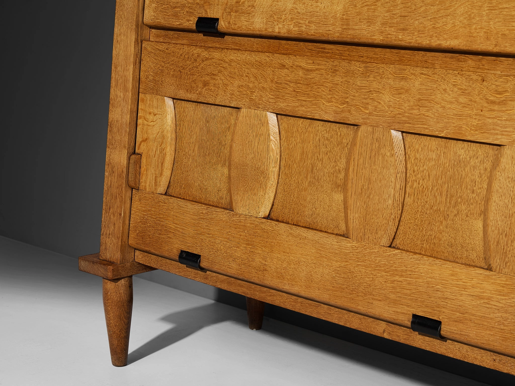 Guillerme & Chambron Cabinet in Solid Oak