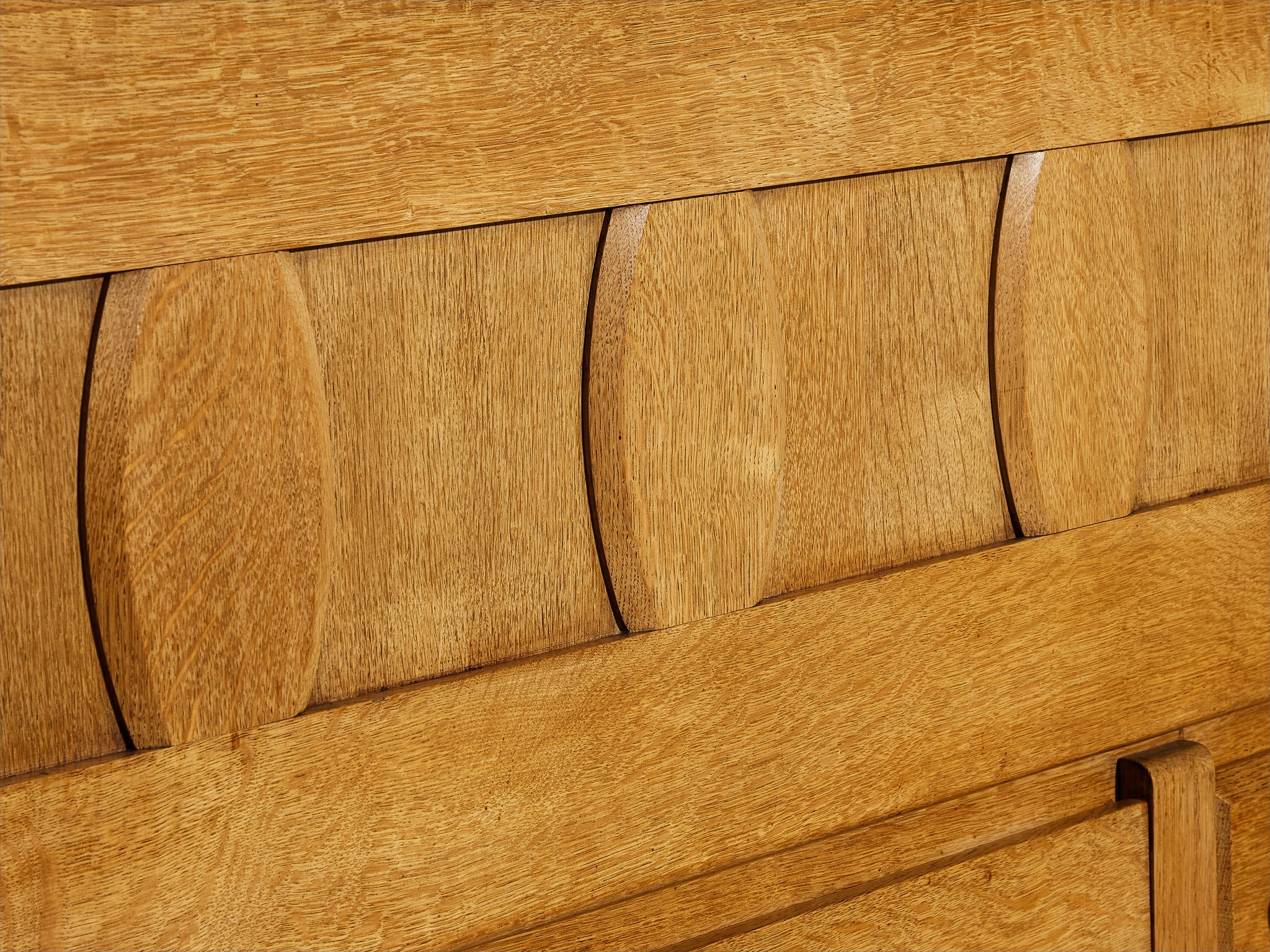 Guillerme & Chambron Cabinet in Solid Oak