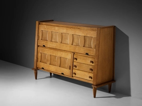 Guillerme & Chambron Cabinet in Solid Oak storage cabinet,organizer,furniture storage