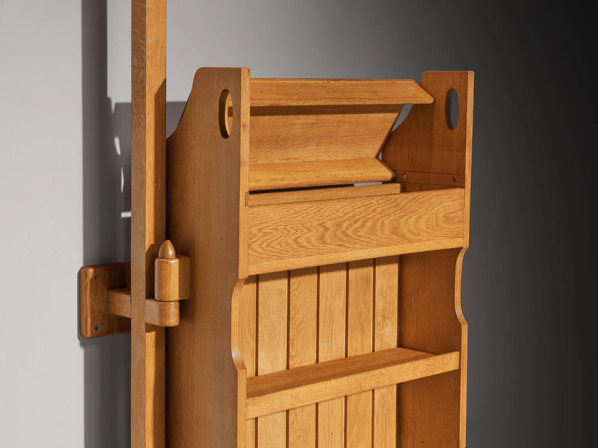 Guillerme & Chambron for Votre Maison Bar with Lamp in Oak