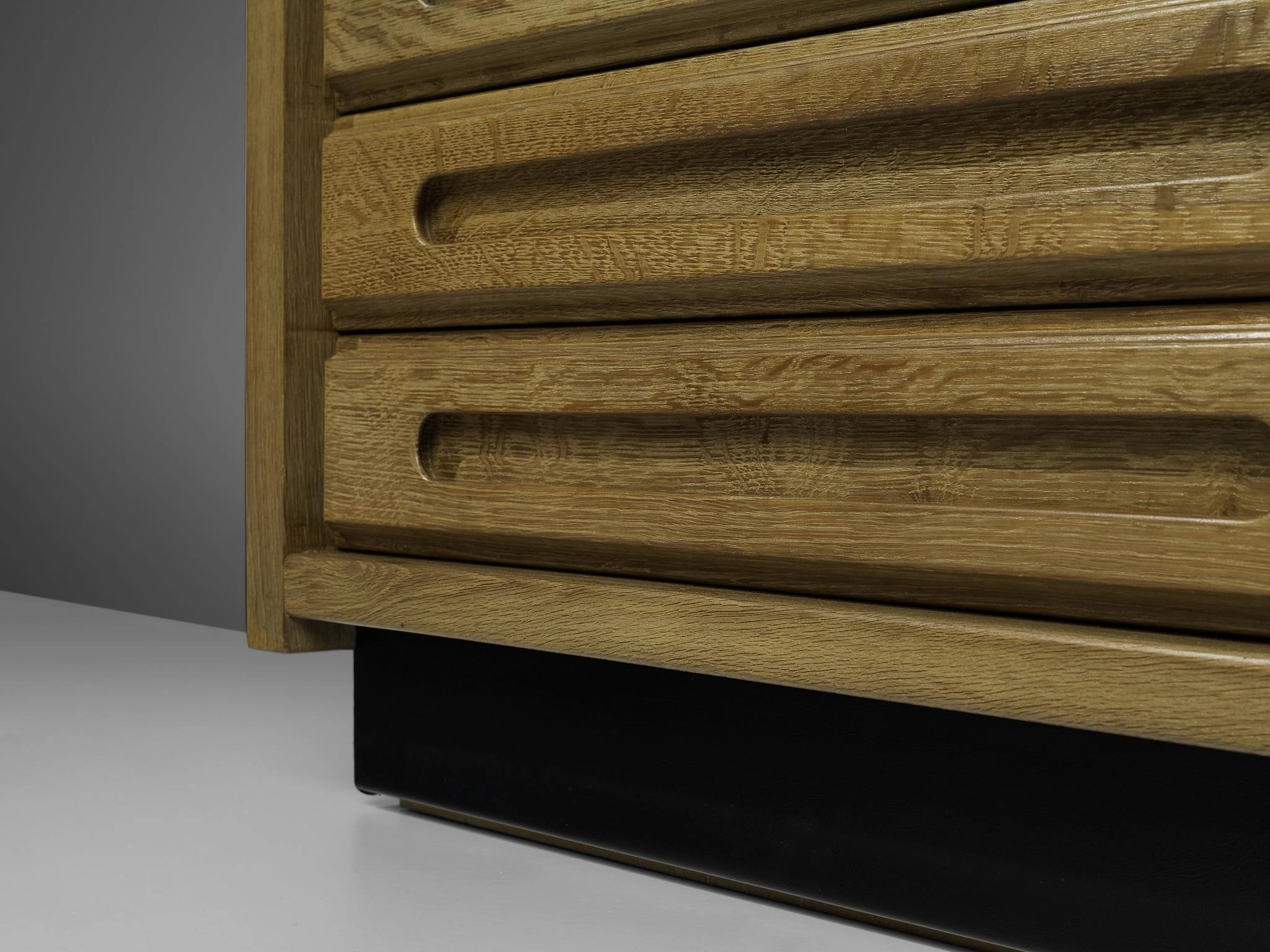 Guillerme & Chambron Highboard in Stained Oak
