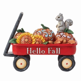 Harvest Wagon with Pumpkins figurines,decorative figurines,home accents