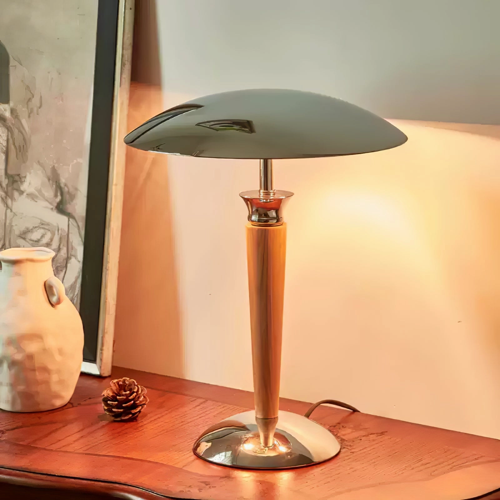 Helmet Table Lamp