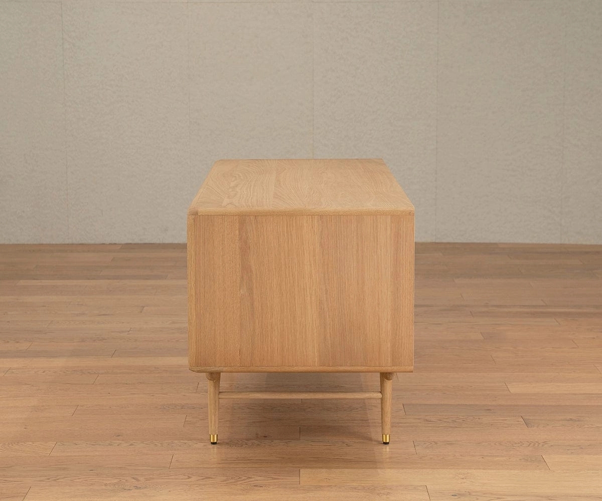 Hendrick 52" Media Stand II - White Oak