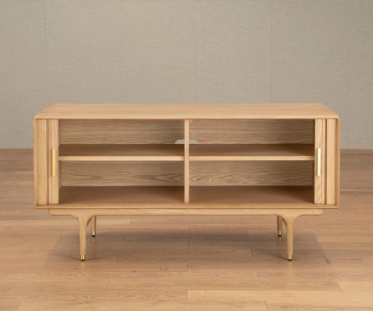 Hendrick 52" Media Stand II - White Oak