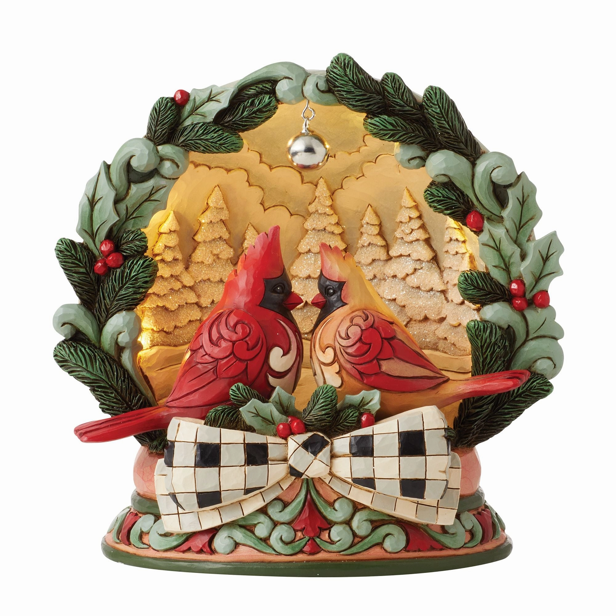 HG Cardinals LED Diorama figurines,decorative figurines,home accents