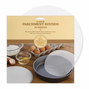 HIC 22093Round Parchment Paper, 9", Pack of 36 baking tools,cake baking,kitchen gadgets